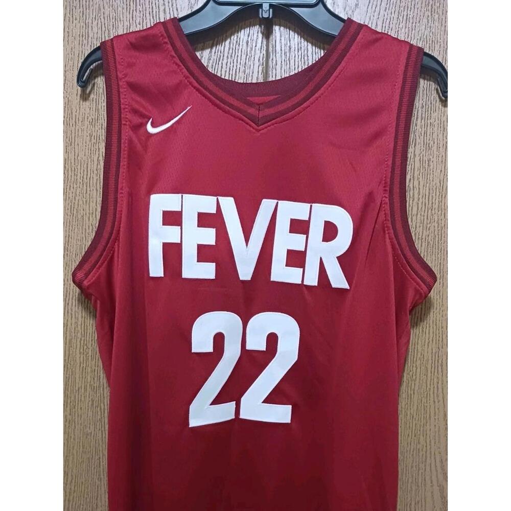 Caitlin Clark (Nike)-(Fever)-(Jersey)-(Red)-(Size-48)-$65